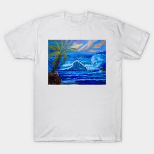 Tropical Hawaiian Sunset T-Shirt